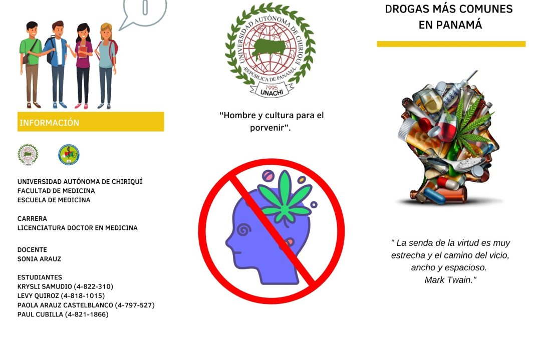 Drogas más comunes en Panamá