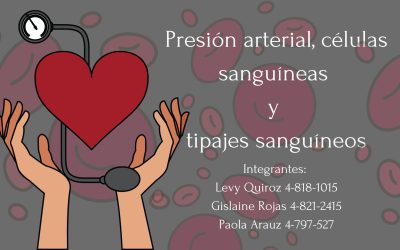 Presión arterial, células sanguíneas y tipajes sanguíneos